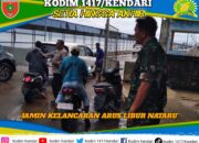 Sinergi TNI-Polri dan Instansi Terkait Amankan Arus Libur Nataru di Pelabuhan Amolengu