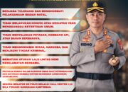 Kapolres Wajo Sampaikan Himbauan Kamtibmas Sambut Perayaan Natal 2025 dan Tahun Baru 2026
