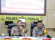 Polres Tana Toraja Menggelar Press Release Akhir Tahun 2025