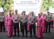 Kapolres Parepare Kukuhkan Kenaikan Pangkat 92 Personel Polres Parepare dan Brimob