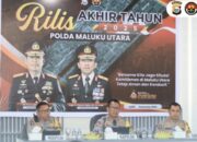 Paparkan Hasil Capaian Kinerja Sepanjang Tahun 2025, kapolda Malut Irjen Pol. Drs. Waris Agono, M.Si.,Pimpin Rilis Akhir Tahun 2025