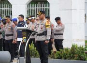 Karoops Polda Sultra Pimpin Langsung Apel Kesiapan Pengamanan Malam Tahun Baru 2026