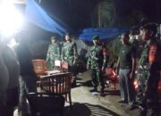 Babinsa Koramil 1413-09/Sampolawa Bersama Aparat Komduk Laksanakan Patroli Rutin Jaga Kamtibmas