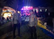 Polsek Sinjai Timur Amankan Hiburan Electone Resepsi Pernikahan Warga.