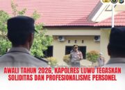 Awali Tahun 2026, Kapolres Luwu Tegaskan Soliditas dan Profesionalisme Personel