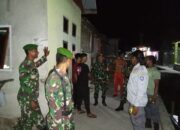 Babinsa Koramil 1413-11/Wangi-Wangi Gelar Patroli Bersama Komponen Pendukung Jaga Kamtibmas