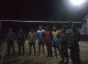 Personel Koramil 1413-13/Sorawolio Gelar Patroli Bersama Komponen Pendukung di Kelurahan Kampeonaho