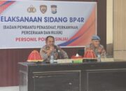 Polres Sinjai Gelar Sidang Pernikahan Terhadap Personel yang Akan Segera Menikah.