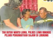 Tak Butuh Waktu Lama, Polres Luwu Ringkus Pelaku Penganiayaan Sajam di Libukang