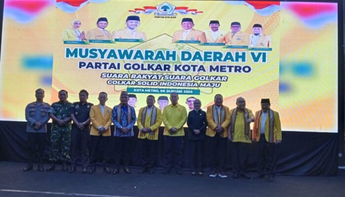 Musda VI Partai Golkar Kota Metro, Hanan A Rozak: Jadikan Kantor Golkar Sebagai Rumah Bersama dan Aspirasi Masyarakat