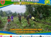 Sinergi TNI dan Rakyat, Babinsa Koramil 1417-04/Lainea Gelar Karya Bakti Bersihkan Drainase di Ambolonggade