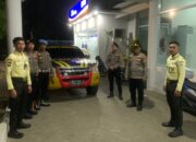 Cegah Gangguan Kamtibmas, Pawas Polres Sinjai Pimpin Patroli Malam.