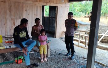 Bhabinkamtibmas Desa Belo Fasilitasi Mediasi Warga, Permasalahan Diselesaikan Secara Kekeluargaan