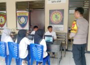 Personel Polsek Alla Dampingi dan Fasilitasi Peserta Seleksi SMA Kemala Taruna Bhayangkara