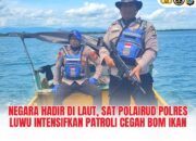 Negara Hadir di Laut, Sat Polairud Polres Luwu Intensifkan Patroli Cegah Bom Ikan
