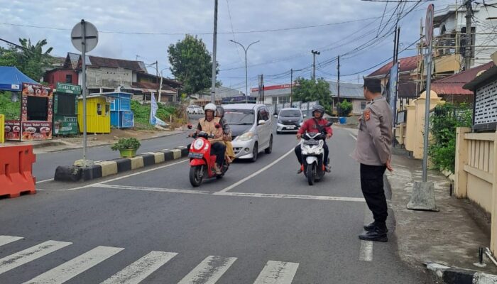 Polres Soppeng Gelar Pengaturan Lalu Lintas Pagi Hari di Sejumlah Wilayah Polsek Jajaran