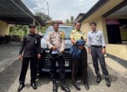 Personil Polsek Alla Laksanakan Pengawalan Cover Dana Bank Sulselbar Capem Alla