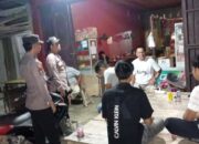 Kapolsek Sajoanging Pastikan Warga Nyaman, Patroli Humanis Digelar Hingga Malam Hari