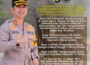 Polres Palopo Sosialisasi Aturan Baru Terkait Sanksi Berat Bagi Pelaku Tawuran