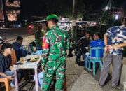 Patroli Bersama Komduk, Koramil 1413-02/Pasarwajo Tingkatkan Kewaspadaan Warga