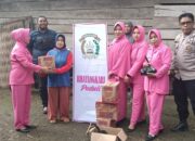 Gerak Cepat Polsek Sinjai Borong Berikan Bantuan Kepada Warga Korban Angin Kencang di Wilayah Tugasnya.