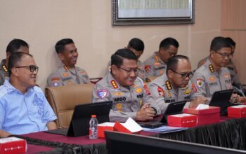 Dirlantas Polda Sultra Hadiri Rapat Kesiapan Kunjungan Wakapolri