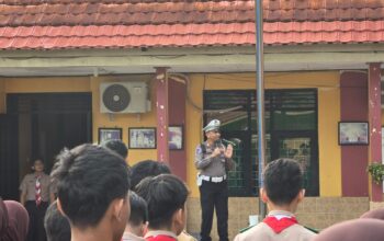Police Goes To School, Satlantas Polres Parepare Edukasi Tertib Lalu Lintas di SMA Negeri 5