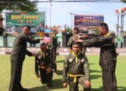 Pembinaan Bela Diri, Pengcab Kodim 1412/Kolaka Laksanakan Pengukuhan Kenaikan Sabuk Kuning