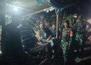 Koramil 1413-04/Mawasangka Gelar Patroli Bersama Komponen Pendukung di Desa Langkomu