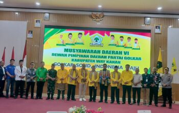 Musda VI Partai Golkar Way Kanan, Hanan A Rozak: Golkar Harus Solid Untuk Kemenangan Pemilu Mendatang