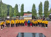 Kapolres Enrekang Pimpin Olahraga Bersama, Implementasikan Commander Wish SETIA dalam Membangun Personel yang Prima