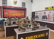 Gugus tugas Polres Enrekang Ikuti Rapat Sosialisasi Program Polri Mendukung Ketahanan Pangan Secara Virtual