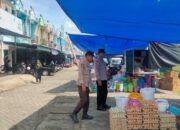 Polsek Marioriwawo Laksanakan PAM Pasar Sentral Takalala, Wujudkan Kamtibmas Kondusif