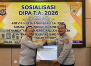 Biro SDM Polda Sultra Gelar Sosialisasi DIPA TA 2026 dan Anev Kinerja Anggaran 2025