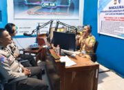 Hari Ke-2 Ops Keselamatan, Sat Lantas Polres Sinjai Gelar Sosialisasi Melalui Radio SB.