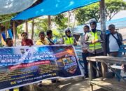 Hari kedua Pelaksanaan Operasi Keselamatan Pallawa 2026, Satlantas Polres Palopo Melaksanakan Kegiatan Sosialisasi Keselamatan Berlalu Lintas Kepada Masyarakat.