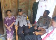 Tindak Lanjuti Pengaduan Warga, Personel Polsek Maiwa Datangi Terlapor yang Diduga Mengalami Gangguan Mental