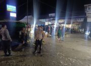 Blue Light Menyala di Pasar Sentral Cakke, Polsek Anggeraja Persempit Ruang Gerak Pelaku Kejahatan