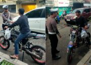 Tak Gunakan Helm dan TNKB, Pengendara Motor Trail Ditegur Petugas Operasi Keselamatan 2026
