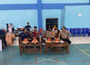 Personil Polsek Enrekang melaksanakan Pengamanan Pembukaan Futsal SMKS Latanro Cup 2