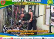 Wujudkan Lingkungan Asri, Kodim 1417/Kendari Gelar Aksi Bersih Sampah