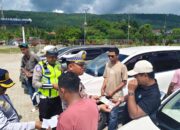 Operasi Keselamatan, Sat Lantas Polres Buton Periksa Sejumlah Kendaraan