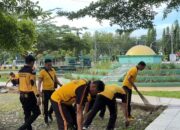 Polres Luwu Gelar Korvei Bersama, Wujud Kepedulian Jaga Kebersihan Fasilitas Publik di Belopa