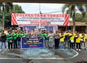 Apel Ojol Kamtibmas Jadi Wujud Komitmen Polres Tana Toraja Jaga Keamanan dan Keselamatan