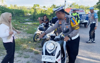 Tanggapi Keluh Kesah Masyarakat Terkait Knalpot Bogar, Sat Lantas Polres Buton Langsung Bertindak Tegas