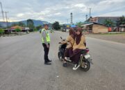 Wujudkan Kamseltibcarlantas, Satuan Lalu Lintas Polres Konawe Utara Optimalkan Strong Point Gatur Pagi
