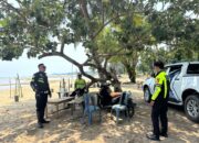 Pastikan Wisatawan Aman, Polres Konawe Utara Perketat Patroli di Pantai Batam dan Mega Beach