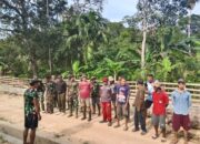 Wujudkan Sinergitas, Warga Sambuli Antusias Ikuti Apel Pagi Bersama Satgas TMMD ke-127