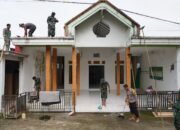 Sinergitas Satgas TMMD Ke 127 Kodim 0808/Blitar Dan Warga, Kerja Bakti Bersihkan Masjid Darul Muna Jelang Ramadhan