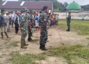 Koramil 1413-02/Pasarwajo Ambil Langkah Nyata Bersihkan Daerah Bersama Warga